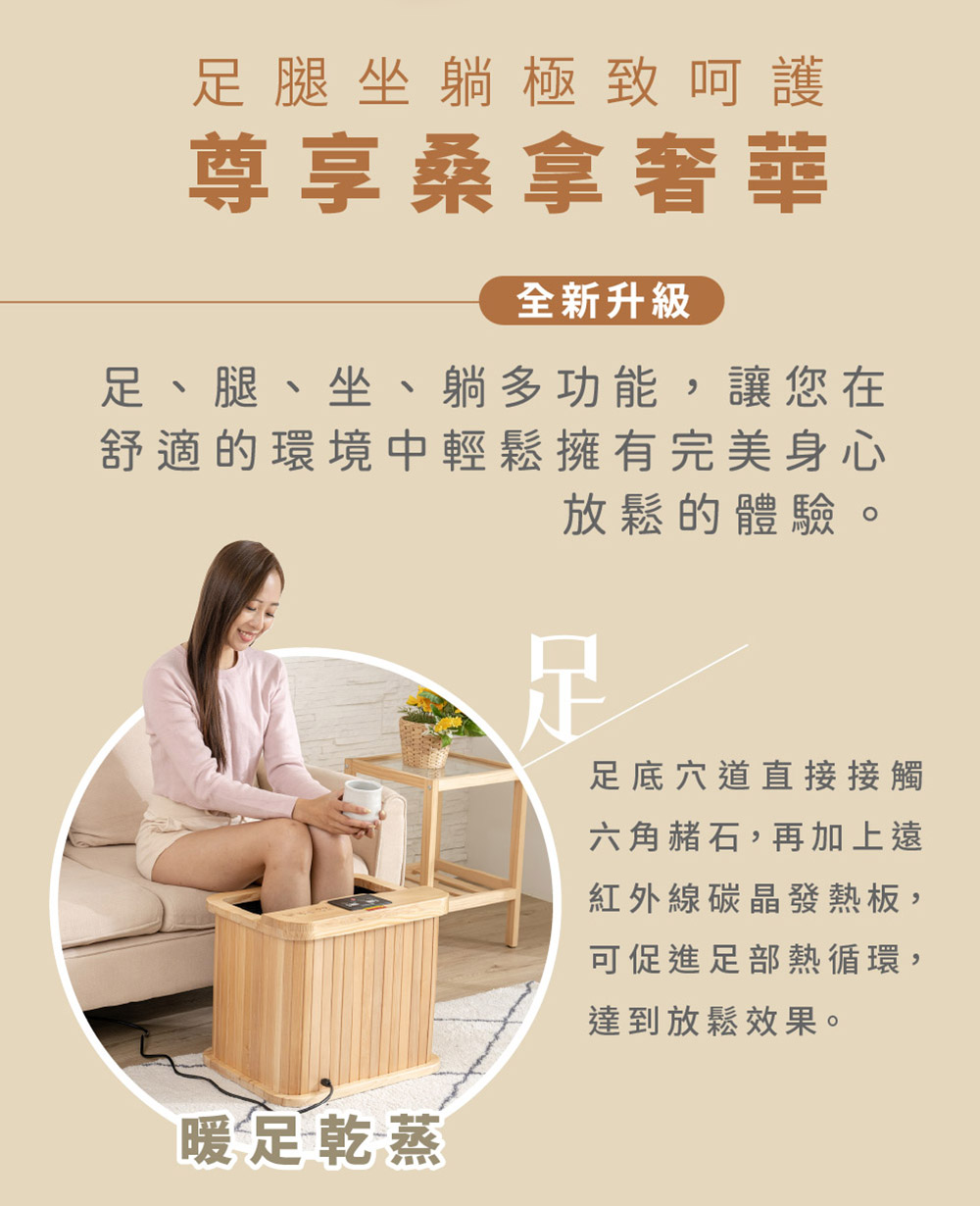 巧福遠紅外線桑拿機UC856A｜全國電子｜最安心的配送、安裝、服務